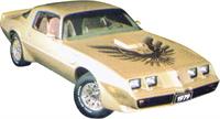 Classic Industries 718158 dekalsats "Trans AM 5-color Silver"