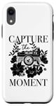 iPhone XR Photographer Capture The Moment Camera Flowers Photography Case
