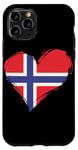 iPhone 11 Pro Norway flag in heart Norwegian Origin Pride Nordic Roots Case