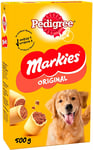 Pedigree Markies - Dog biscuit treats with marrowbone, for adult dogs, 500g