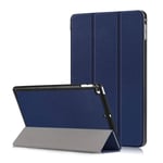 iPad Mini (2019) Treviks läderfodral - Mörkblå