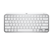 Logitech MX Keys Mini Wireless Illuminated Keyboard (Grey) 920-010506, USB-C Charge, 10 days/5 months battery, Connect & Switch between 3 devices