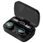 P Prettyia M10 True Wireless Earbuds, Bluetooth 5.0 Earbuds in-Ear TWS Stereo Headphones with LED Display Charging Case for Men Women Sports Running Work - Large Screen