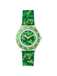 Peers Hardy - Minecraft Creeper Green Printed Strap Quartz - Klocka