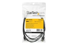 StarTech.com 2m USB A to USB C Charging Cable, Durable Fast Charge & Sync USB 2.0 to USB Type C Data Cord, Rugged TPE Jacket Aramid Fiber M/M 3A Black, Samsung S10, S20, iPad Pro, Pixel - Heavy Duty and Rugged - USB Type-C kabel - USB til 24 pin USB-C - 2