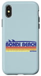 Coque pour iPhone X/XS Bondi Beach Australia – Paradis de surf rétro