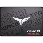 Disque Dur SSD Interne TeamGroup T-Force Vulcan Z T253TZ480G0C101 480Go 2.5 SATA 3D NAND Noir