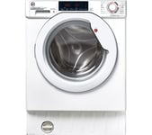 Hoover H-Wash & Dry 300 Pro HBDOS 695TAME-80 Integrated 9 kg Washer Dryer, White,Silver/Grey