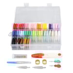 Broderitråd 50 färger korsstygnstråd Broderitråd Set för broderi Vänskap Armband strängtillverkning