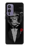 Funny Gangster Mafia Monkey Case Cover For OnePlus 9