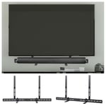 Universal Soundbar Bracket Wall Mounted Bar Under TV for Samsung,Sony with Holes