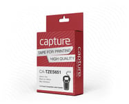 Capture Tape Tze-s651 Extra Strong 24mm Black/yellow