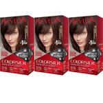 Revlon Colorsilk  Hair Colour Dark Mahogany Brown 32 x 3