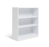 Argos Home Malibu Short Wood Effect Bookcase - White