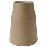 Knabstrup Keramik Clay Vase, 18 cm Sand Stengods