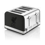 SWAN Official Liverpool Football Club 4 Slice Toaster | Retro Black 1600W LFC