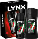 Lynx Africa Duo Gift Set 2019 Full Size Africa Body Spray 150Ml & Africa Body Wa