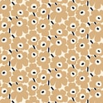 Marimekko Pieni Unikko Beige/Vit Vaxduk