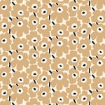 Marimekko Pieni Unikko Beige/Vit Vaxduk