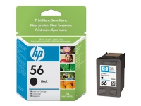 HP 56 - 19 ml - svart - original - bläckpatron - för Deskjet 450, 55XX Officejet 6110 Photosmart 7150, 7350, 7550 psc 21XX, 2210