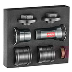 Token Ninja 3 in 1 Thread Fit Bottom Bracket - Grey / Shimano 24mm + See List