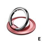 Thin 360 Degree Rotate Holder Finger Ring Mobile Phone Stand E Pink