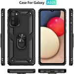 samsung galaxy a02s rugged case with metal ring holder