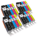 20 Printer Ink Cartridges (5 Set) to replace Canon PGI-550 & CLI-551 Compatible