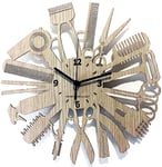 Instant Karma Clocks | Barber Shop | Horloge Murale pour Salon de Beauté | pour Homme et Femme | Salon de Coiffure