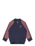 Hmlaidan Zip Jacket Sport Sweat-shirts & Hoodies Sweat-shirts Navy Hummel