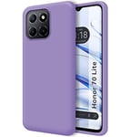 Coque Silicone Liquide Ultra Douce pour Huawei Honor 70 Lite 5G Couleur Violet