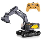 Huina 1592 RC Excavator Digger 2.4G 22ch with Diecast Metal Cab and Bucket