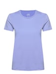 Essential Mesh Detail Tee Sport T-shirts & Tops Short-sleeved Blue Casall