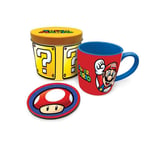 Nintendo - Super Mario - Gift Set (Let's go): Mug and Coaster