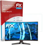atFoliX Screen Protection Film for MSI Optix MAG27C Screen Protector clear