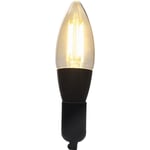 Denver - LBF-201 - Ampoule Wifi Filament - Douille C35 E14 - Dimmable - Fonctionne avec tuya - Google Home - Amazon Alexa - Blanc chaud