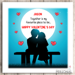 Personalised Valentines Day Card Boyfriend Husband Wife Girlfriend Valentine's