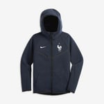 Nike Boy’s France FFF Tech Fleece Half Zip Hoodie XS Age 6 - 8 Yrs Blue White 