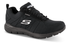 Skechers Sneakers Sort  - Str. 36½ - Tekstil/gummi/tekstil