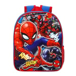 Junior Kids Spiderman Venom Back To School Backpack Rucksack Book Lunch Bag Marv