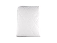 The House Of Emily Emperor Fully Elasticated Quilted Mattress Protector 15-inch Extra Deep, 200 Tc Polycotton Percale, White, 213 x 213 + 38 cm