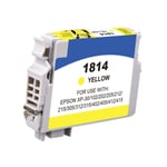 EPSON 0T01814, Bläckpatron, ersätter Epson 18XL Gul, kompatibel