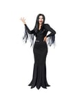Wednesday The Addams Family Adult Morticia Costume, One Colour, Size 16-18, Women