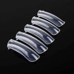 100st nagelform för polygel - Akrylnaglar - Nageltippar Transparent
