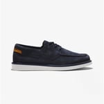 Timberland Newmarket II Mens Lightweight Suede Comfortable Boat Shoes Navy