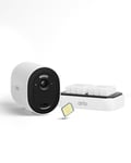 Arlo Go 2 3G/4G LTE Wireless Security Camera Outdoor, WiFi or SIM & Certified Accessory | Dual Charging Station, White