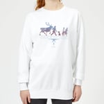 Frozen 2 Believe In The Journey Women's Sweatshirt - White - S