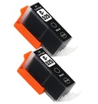 2 Black C525 Ink Cartridges For Canon iP4850 MG5150 MG5350 MG6250 MX715 NON-OEM