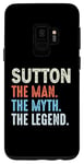 Galaxy S9 Sutton The Legend Name Personalized Cute Idea Men Vintage Case