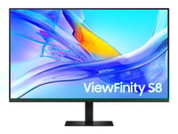 Samsung Viewfinity S8 S37d804uau - S80ud Series - Led-Skärm - Usb - 37" - 3840 X 2160 Uhd @ 60 Hz - Va - 350 Cd/M² - 3000:1 - Hdr10 - 5 Ms - Hdmi, Displayport, Usb-C - Svart
